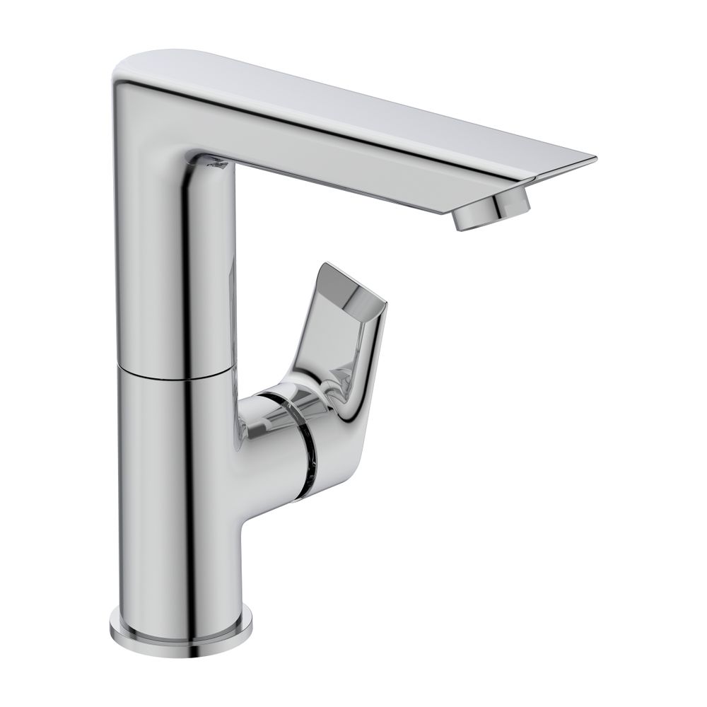 Robinetterie de lavabo Ideal Standard Tesi, 5 l/min., avec bonde de vidange pivotante haute, portée 147 mm, chromé