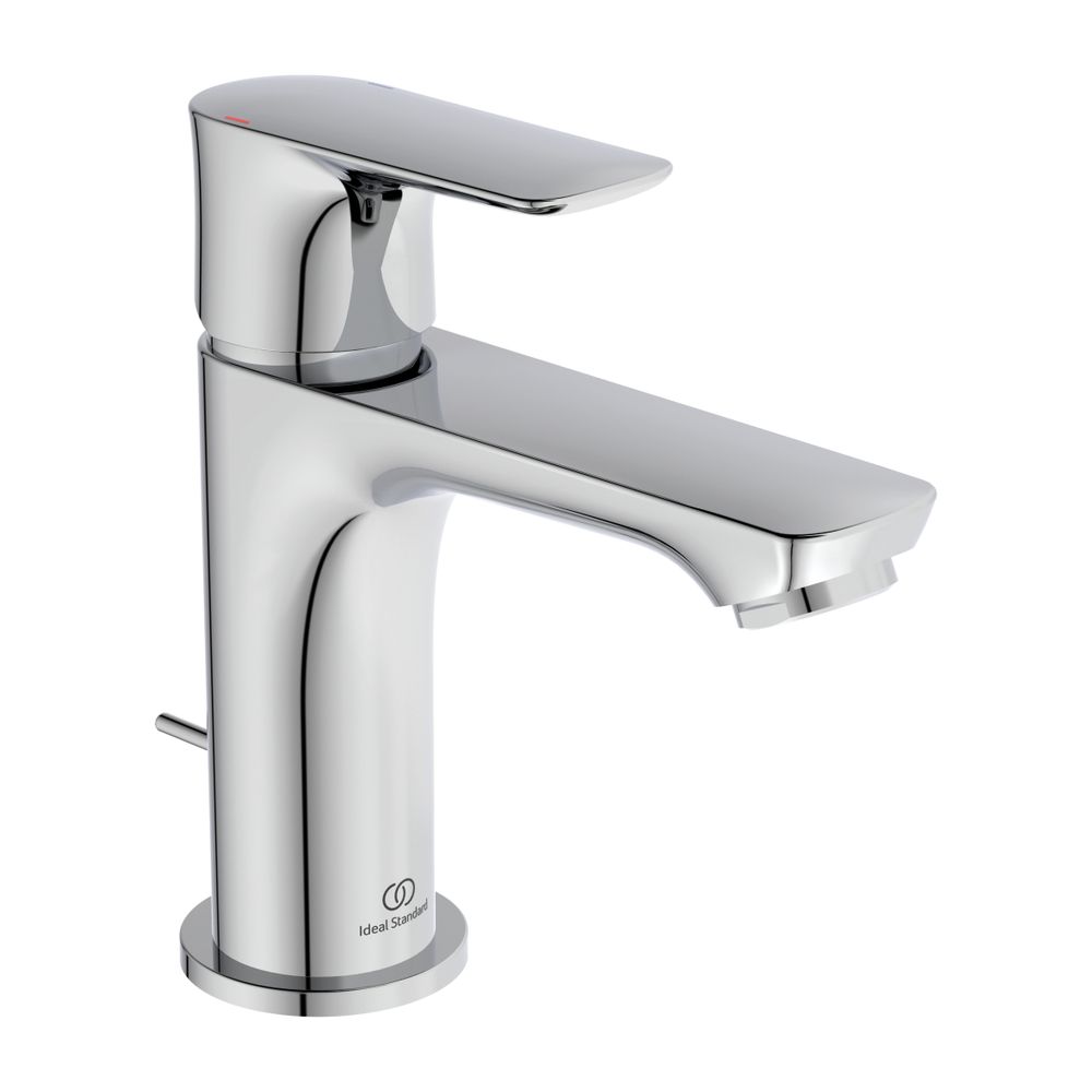 Robinetterie de lavabo Ideal Standard Connect Air, Slim, 5 l/min., avec bonde de vidange 107 mm, chromé