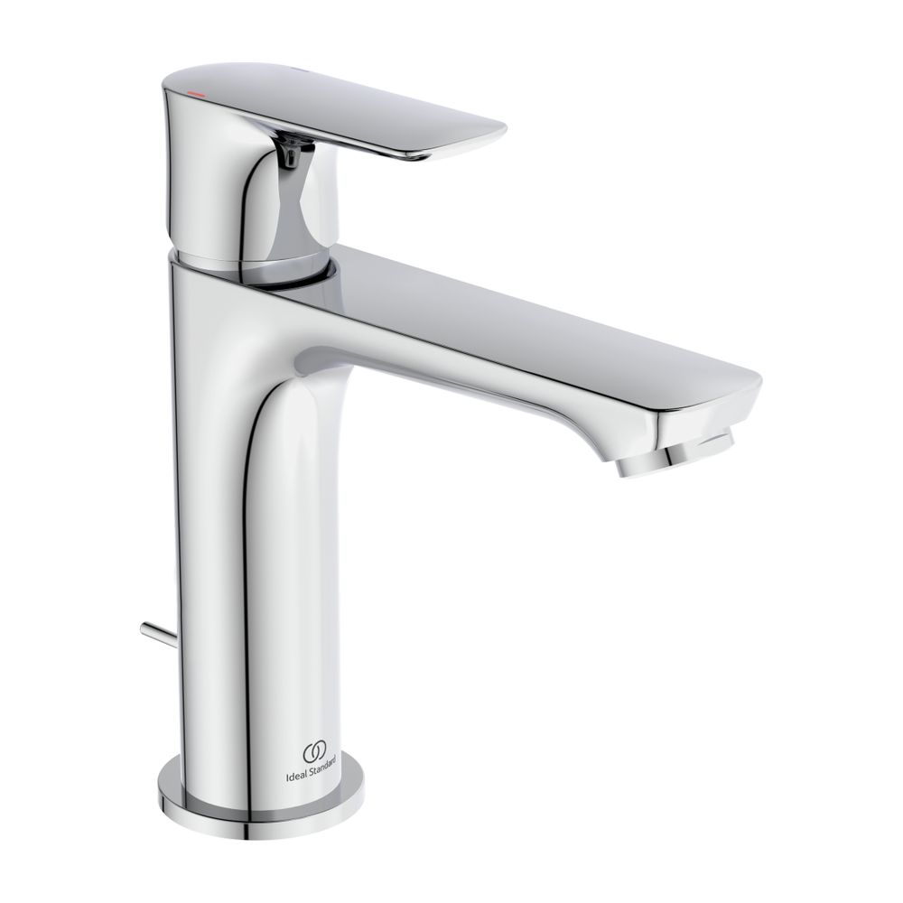 Ideal Standard Robinetterie de lavabo Connect Air, Grande Slim, avec bonde, portée 125mm, chromé