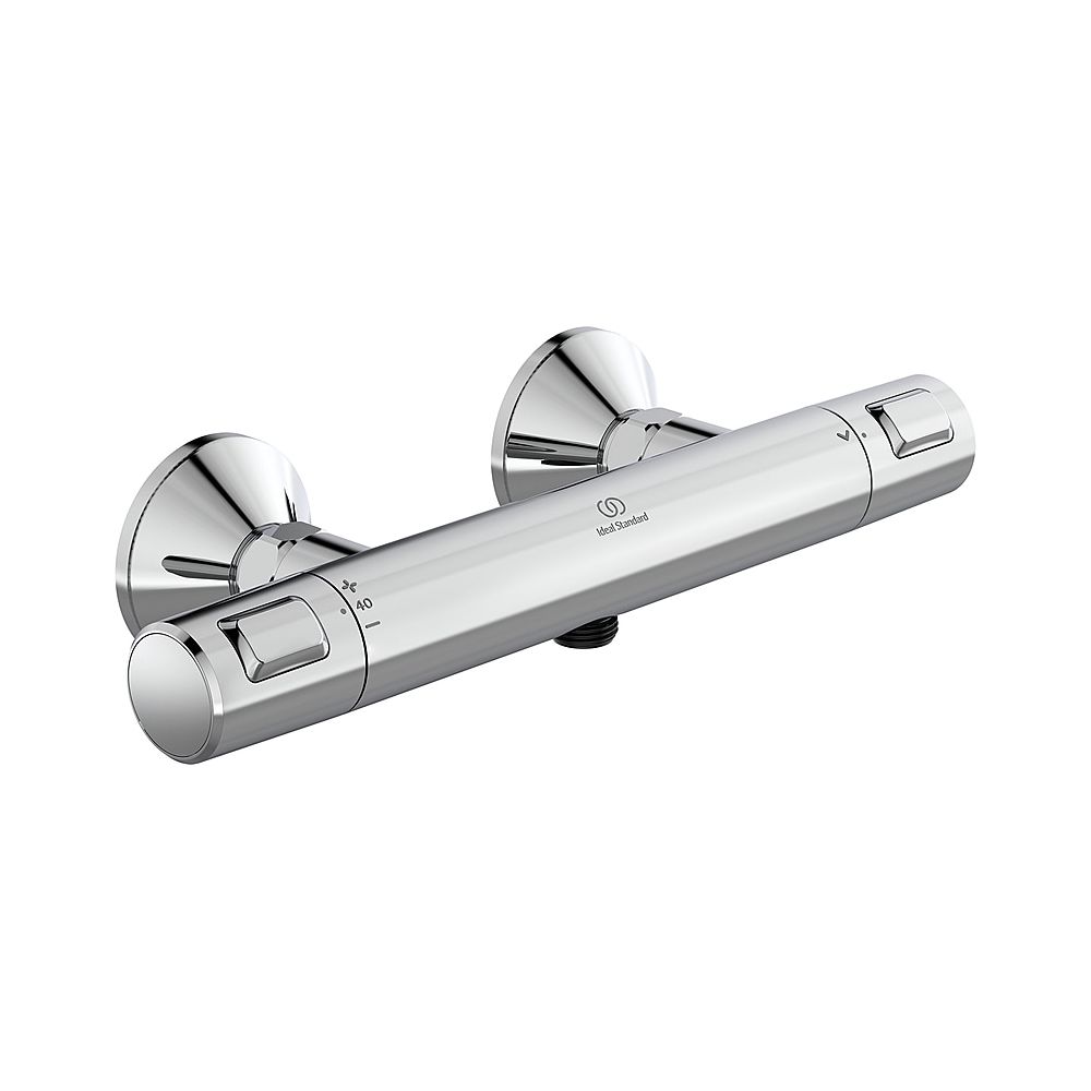 Thermostat de douche Ideal Standard Ceratherm T25 à poser, portée 80 mm, chromé