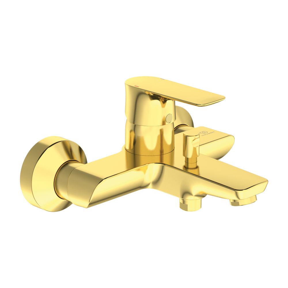 Ideal Standard Robinetterie de bain encastrée Connect Air, sortie 174 mm, or brossé