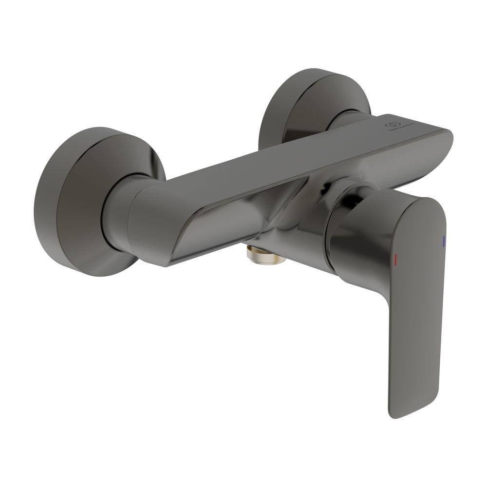 Robinetterie de douche surélevée Ideal Standard Connect Air, entraxe 41 mm, Magnetic Grey