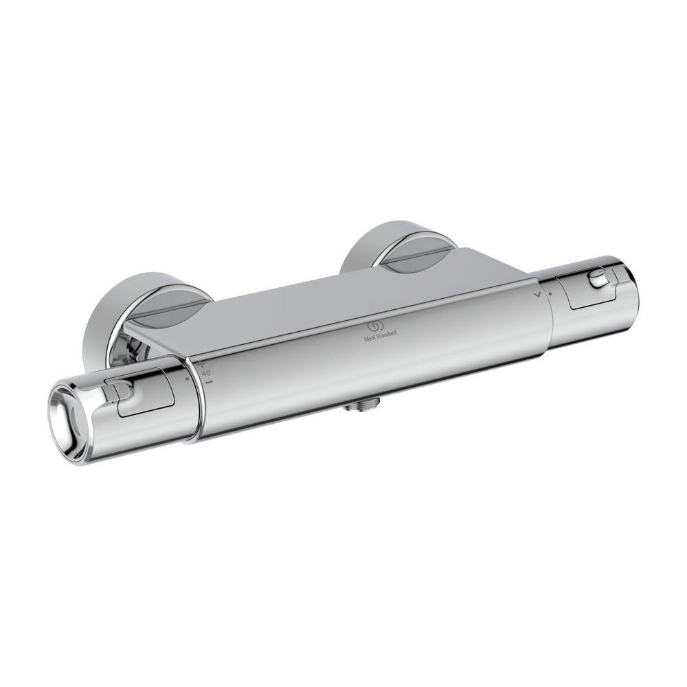 Thermostat de douche KSB Ceratherm T50 à poser avec rangement chromé