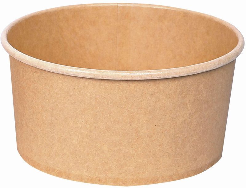 NATURE Star Saladier jetable Caesar 15 cm 0,75 l brun 1 boîte = 50 pièces — lot de 50 pièces