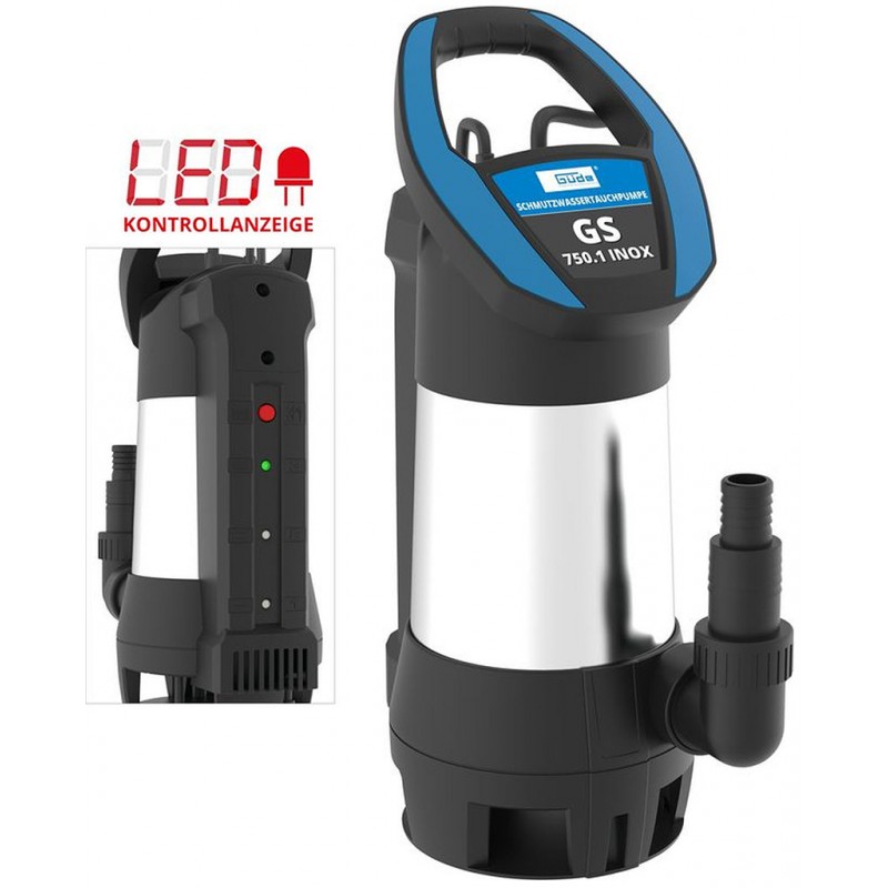 GÜDE GS750.1 Pompe de relevage immergée pour eaux chargées 230V câble 10m 94679