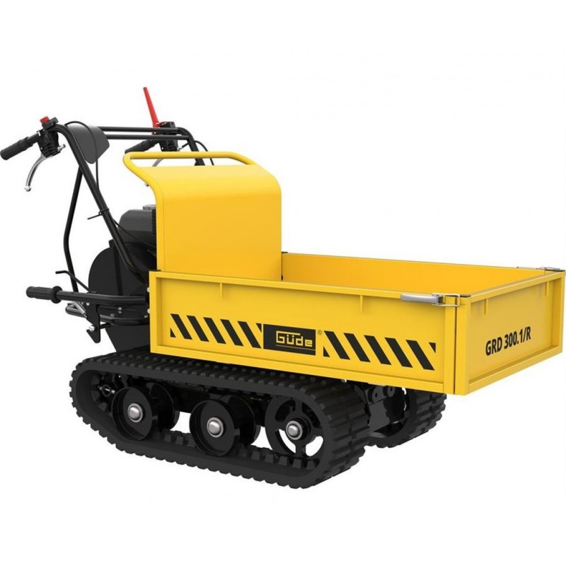 Tombereau à chenilles Güde GRD 300.1/R | Capacité 110 l | 5,6 CV | Charge utile 300 kg