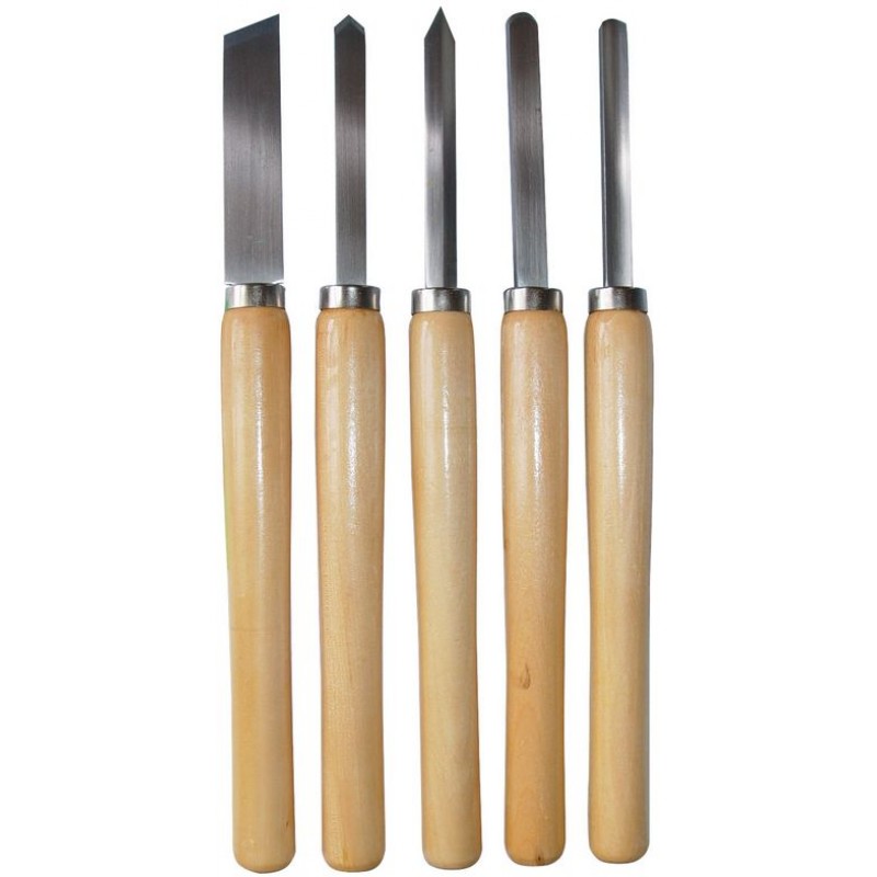 GÜDE Jeu de 5 gouges à tourner 55101