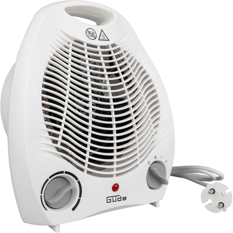 Güde Chauffage mobile GH 2000 | Puissance de chauffage 2000 W | Volume 20 m³ | Fonction ventilateur