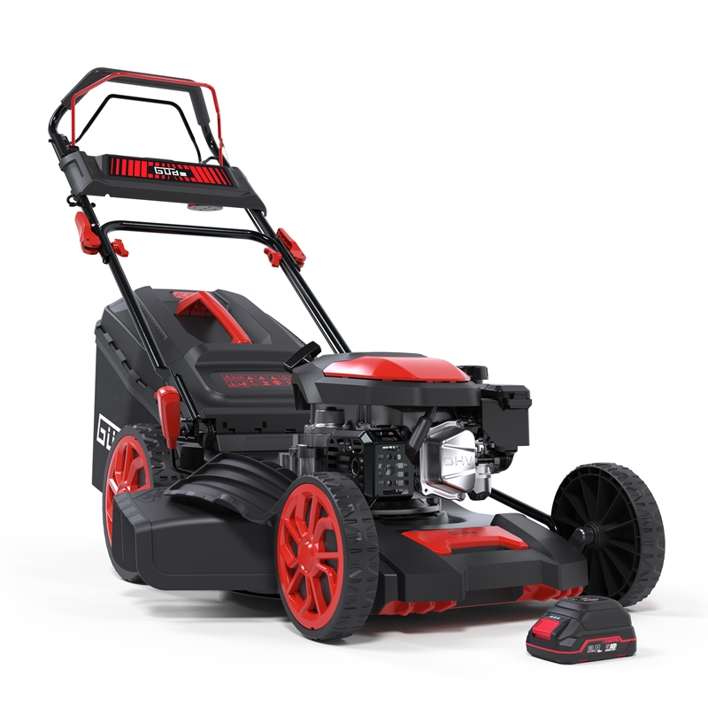 Tondeuse à gazon thermique Eco Wheeler EW 460-144 LI-ES | 46 cm | Transmission | Démarrage électrique | Bosch