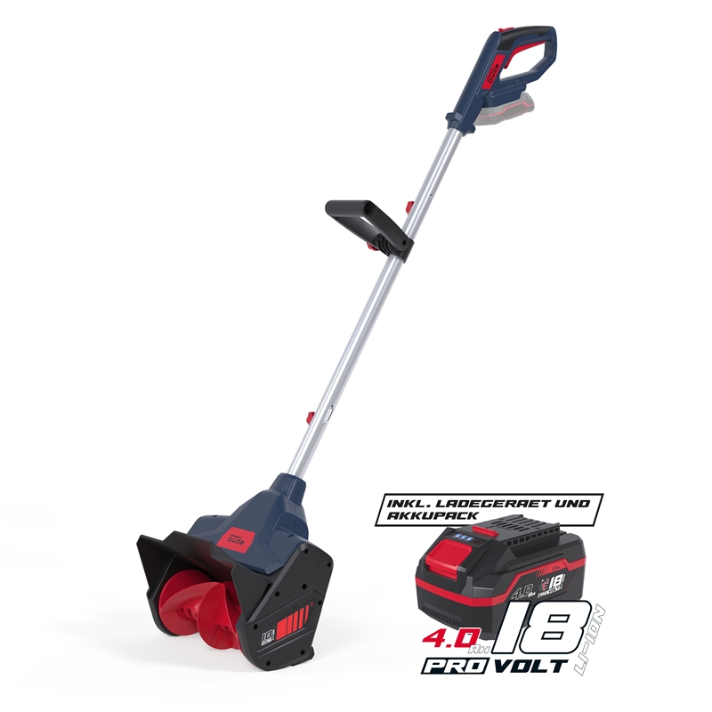 Déneigeuse sur batterie Güde GSF 18-401-30 | 18 V | Largeur de déneigement 300 mm / Profondeur 120 mm | 4,0 Ah