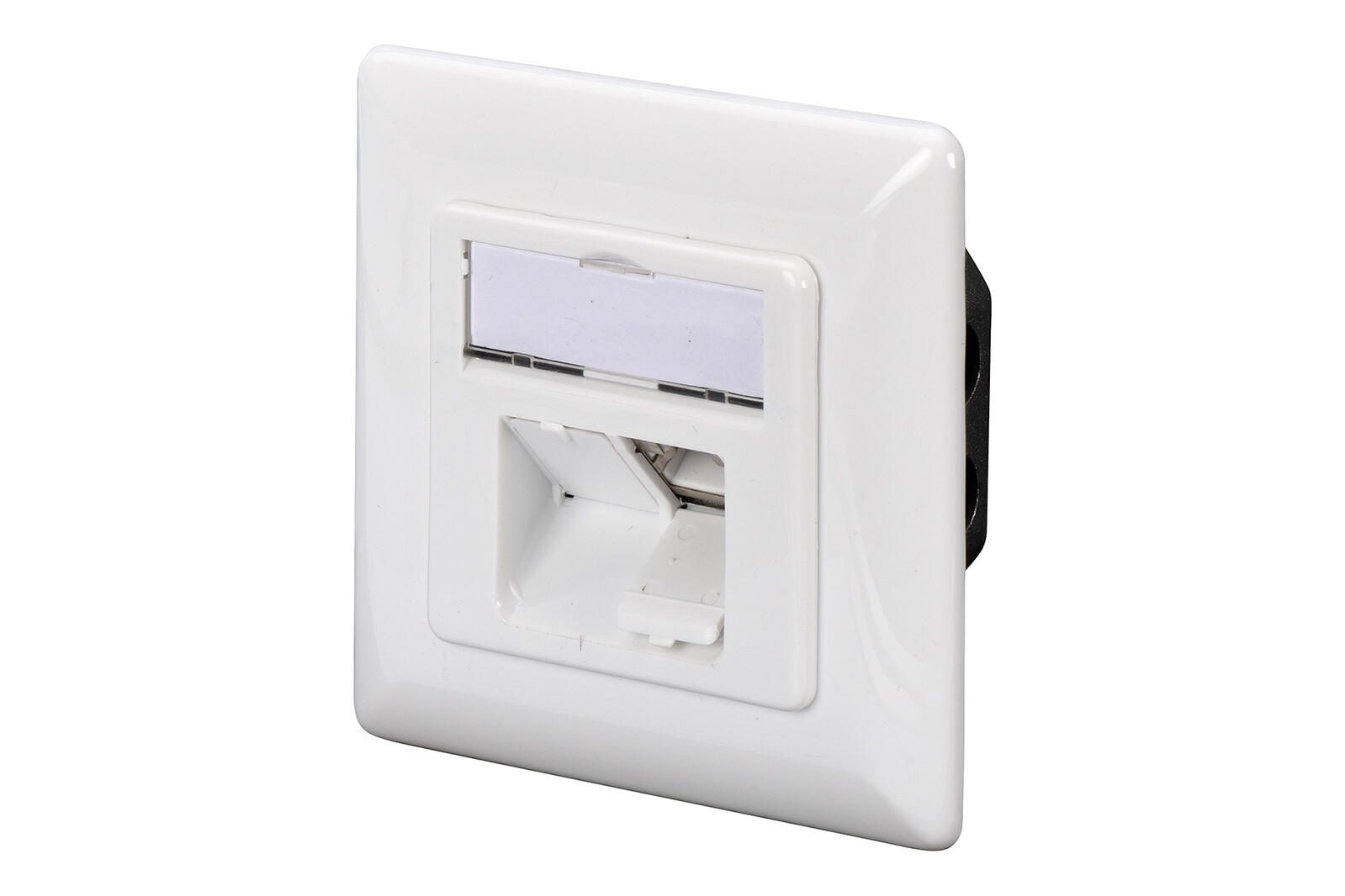 Boîte de connexion CAT 6 Digitus, blindée 2x RJ45, 8P8C, LSA, blanc pur, encastrée