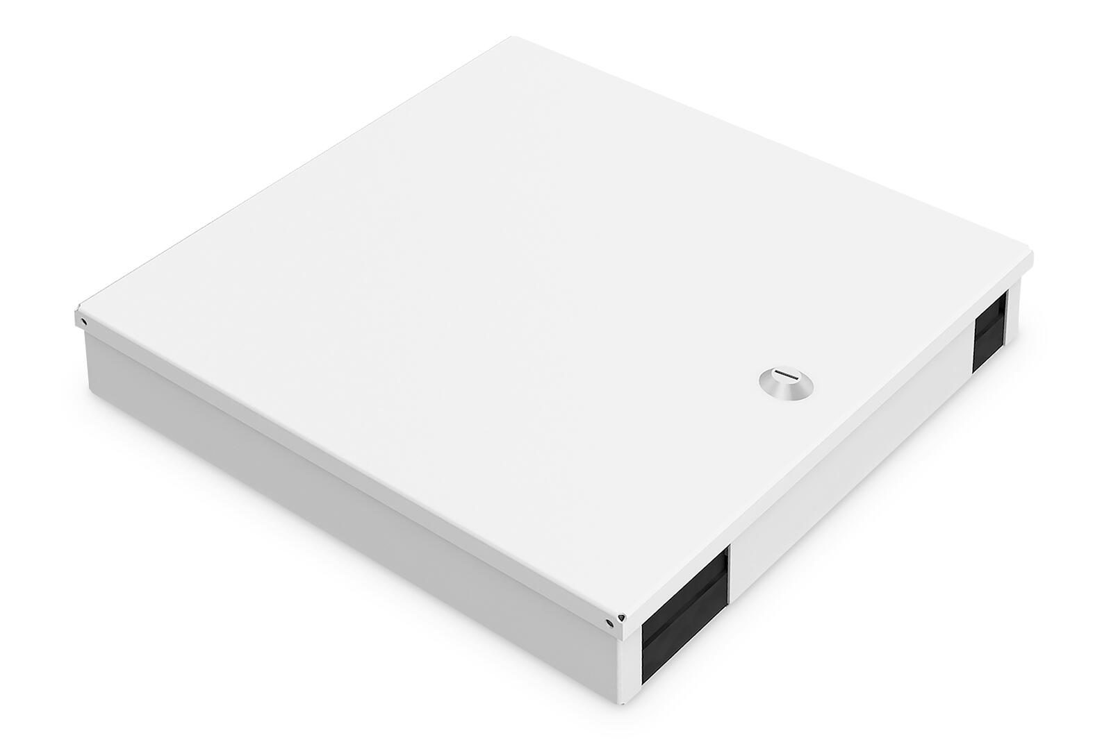 Boîte de montage murale Digitus Unibox LWL, Medium 280 x 320 x 54 mm, gris (RAL 7035)