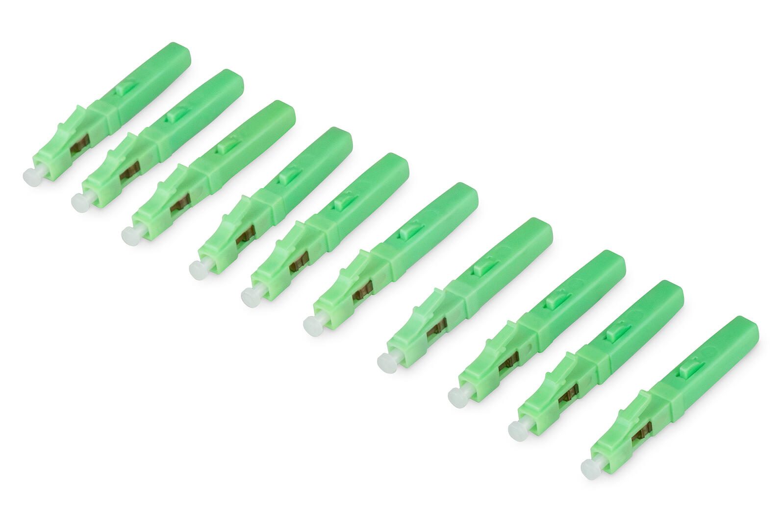 Connecteur LC/APC Digitus pour fibre optique - Connecteur de champ monomode (10 pièces) — lot de 10 pièces