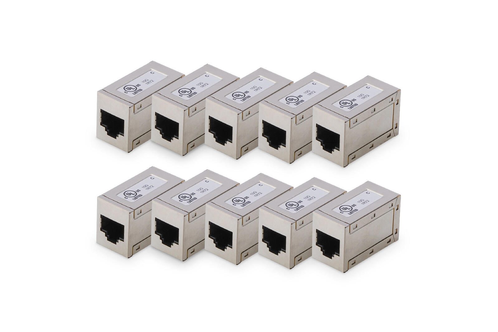 Digitus Coupleur modulaire CAT 6, blindé - 10 pièces
