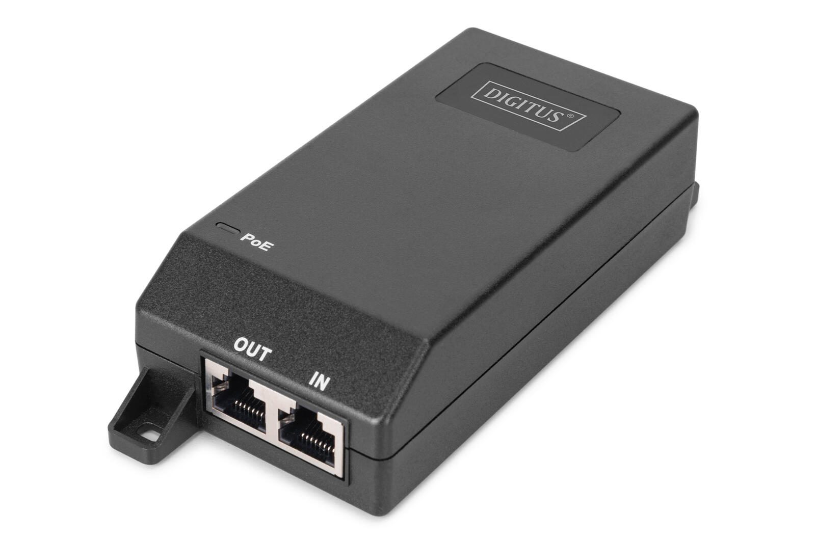 Injecteur PoE+ Gigabit Digitus 802.3at, 30 W
