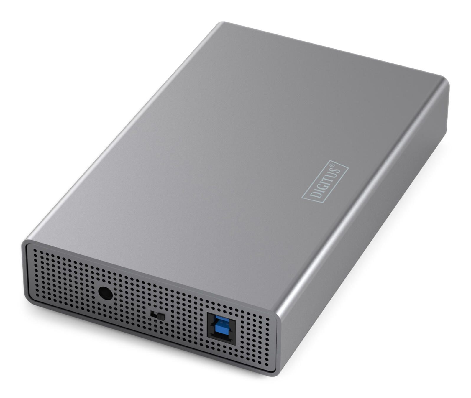 Boîtier externe DIGITUS pour disque dur USB 3.0, 3,5", SATA, 16 TB, aluminium