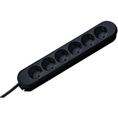 Multiprise BACHMANN SMART 6 prises AC, noir