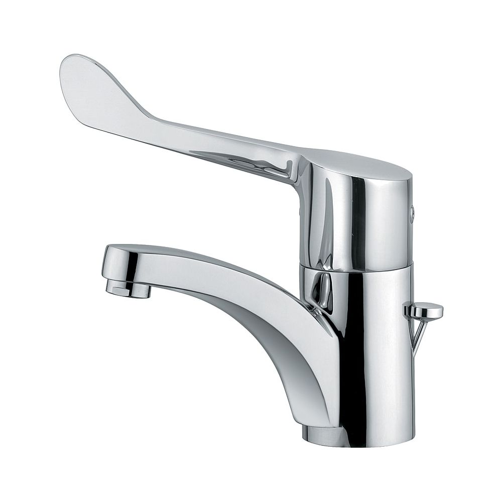 Mitigeur monocommande KLUDI MEDI CARE pour lavabo DN 15, levier de commande, chromé