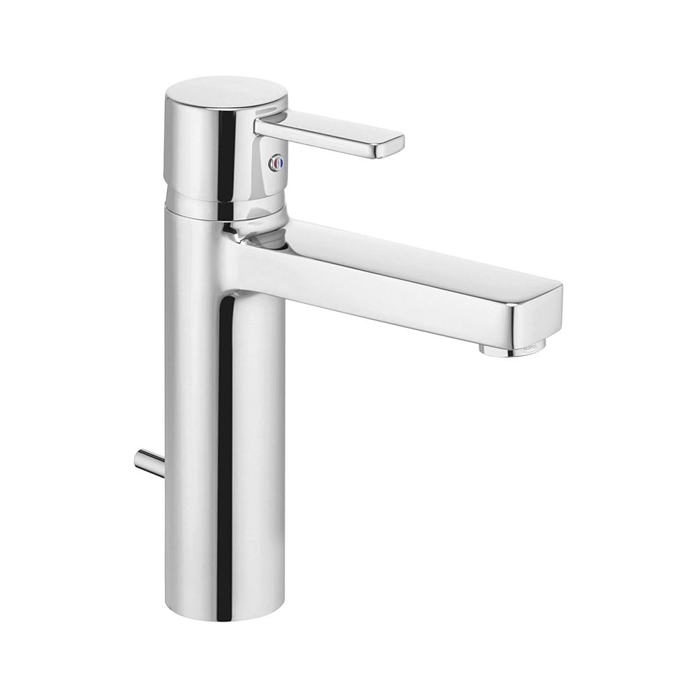 KLUDI ZENTA XXL Mitigeur monocommande pour lavabo 120 mm avec bonde chromé
