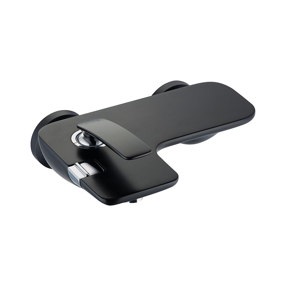 Mitigeur monocommande KLUDI BALANCE pour robinetterie de baignoire et douche chromé/mat noir