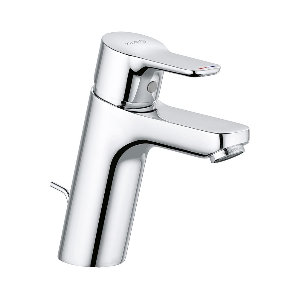 KLUDI PURE & EASY Mitigeur monocommande pour lavabo 100 mm avec évacuation chromé