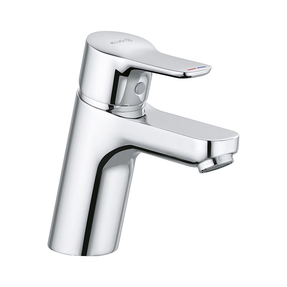 Mitigeur de lavabo KLUDI PURE & EASY à une commande sans évacuation chromé