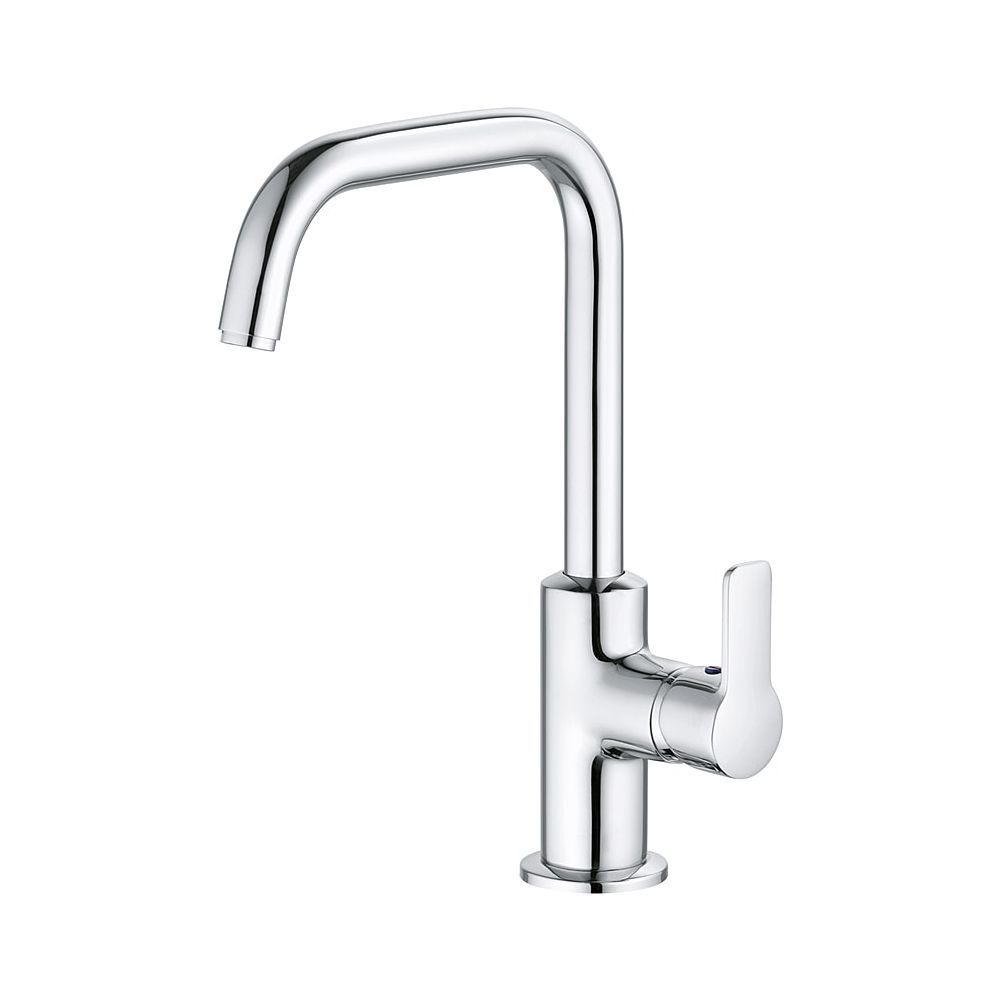 Mélangeur monocommande KLUDI PURE & EASY pour lavabo latéral sans vidage chromé