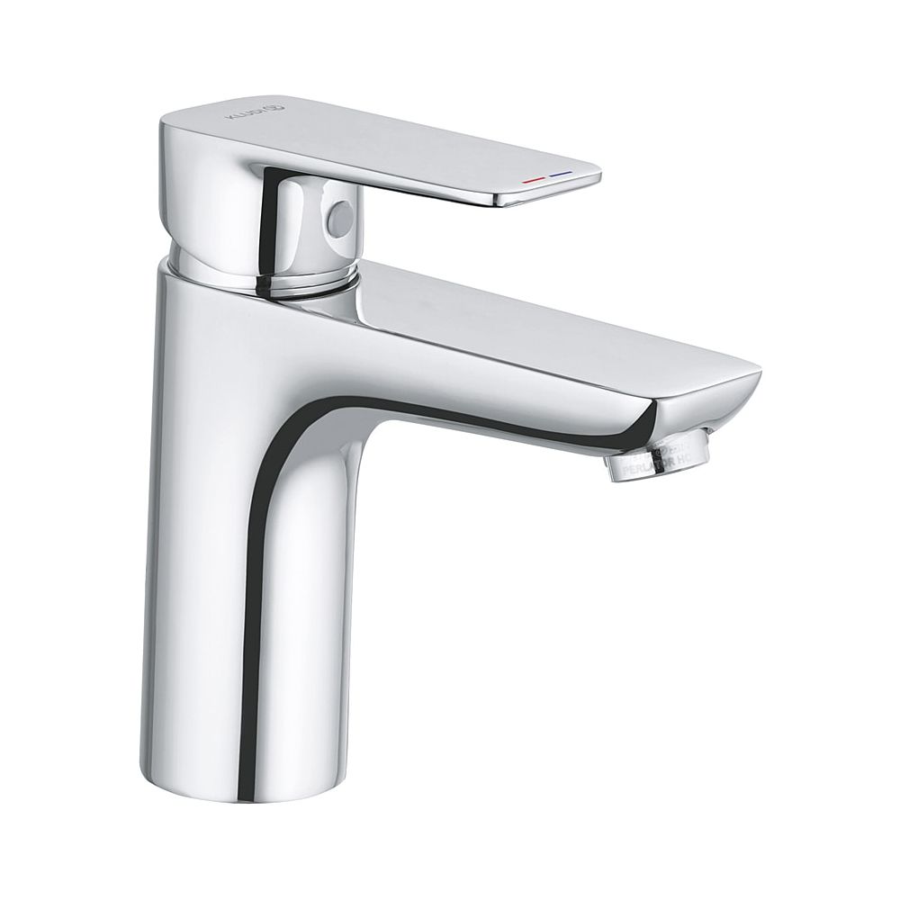 KLUDI PURE & STYLE Mélangeur monocommande pour lavabo 100 sans bonde chromé