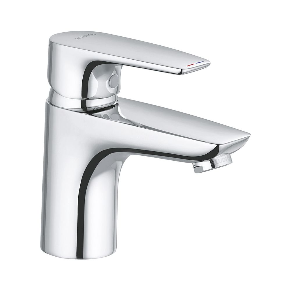 Mitigeur KLUDI PURE & SOLID pour lavabo à une commande 75 sans bonde chromé