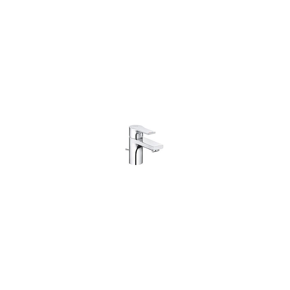Robinet mitigeur monocommande KLUDI ZENTA SL pour lavabo 75mm avec garniture d'évacuation chromée