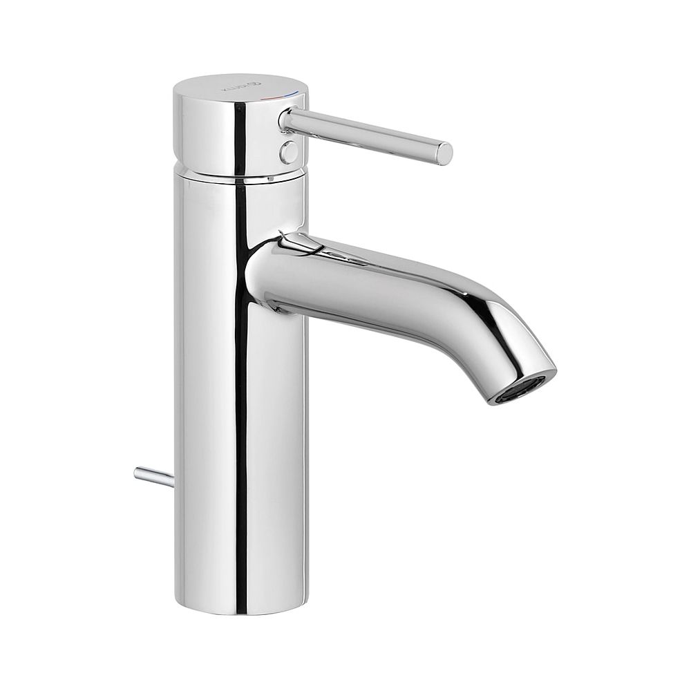 Mitigeur monocommande KLUDI BOZZ pour lavabo avec évacuation 100 mm, chromé