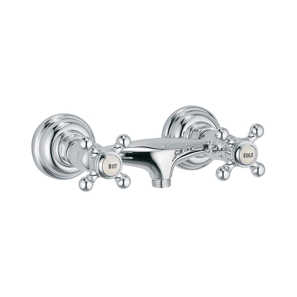 Robinetterie de douche KLUDI 1926 montage mural, chrome