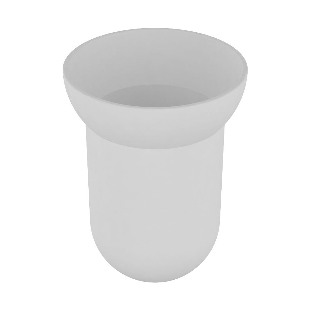 Insert en plastique Keuco City pour garniture de balai WC, D 100x131 mm, 00864000100