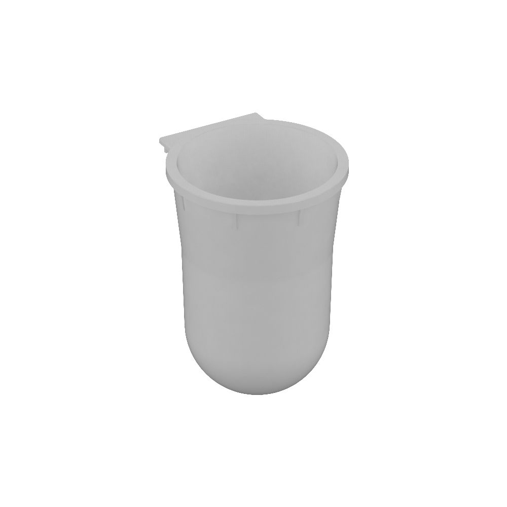 Insert en plastique pour garniture de brosse WC Plan de Keuco, Ø 90x95x127 mm, 14972000100