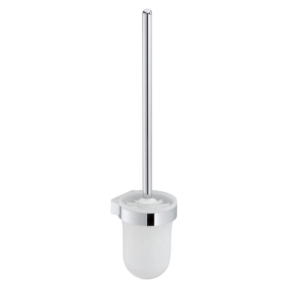 Set brosse WC City.2 avec insert en plastique et kit de fixation, chromé, 02764010100
