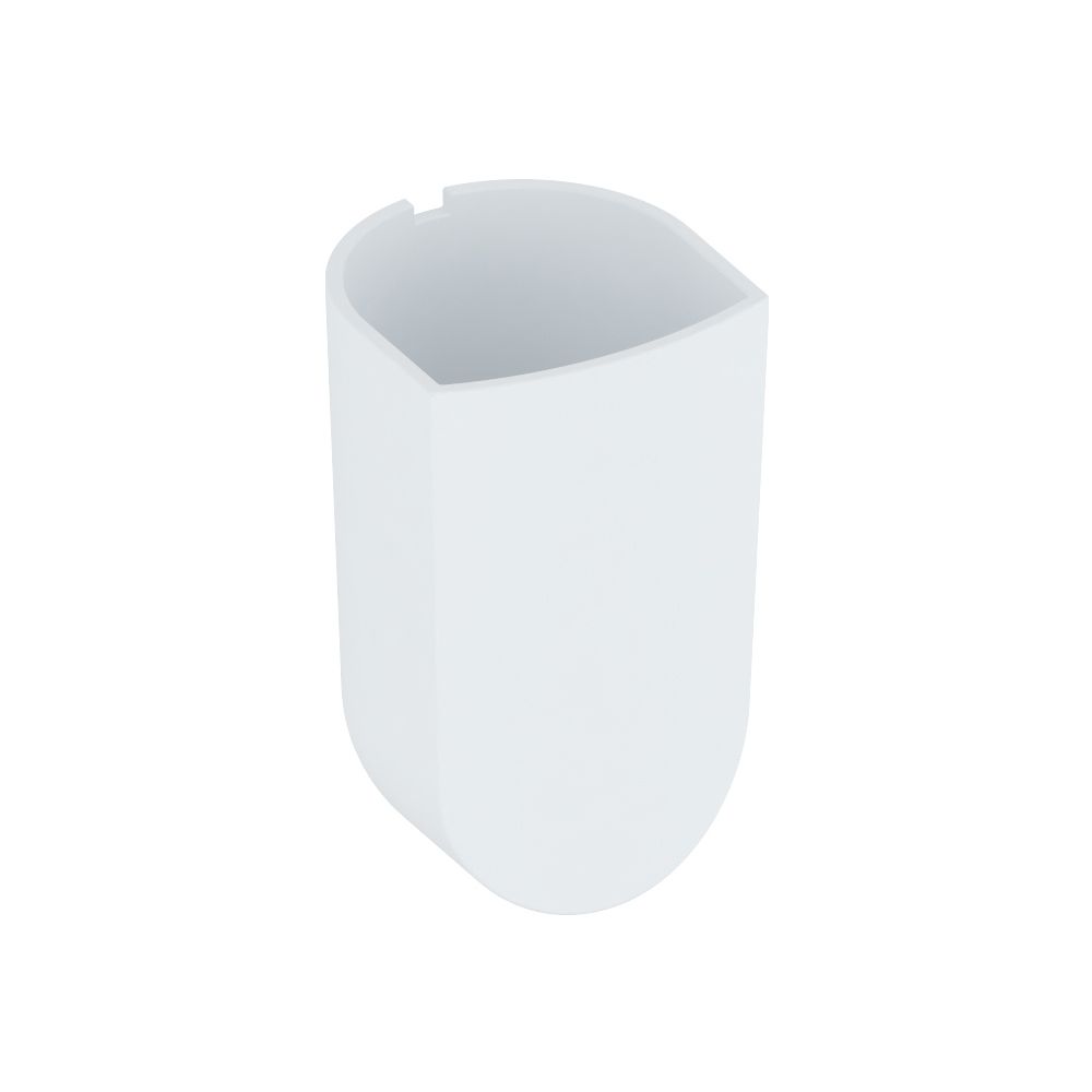 Insert en plastique pour garniture de brosse WC Elegance de Keuco, 85x85x140 mm, 11664000100