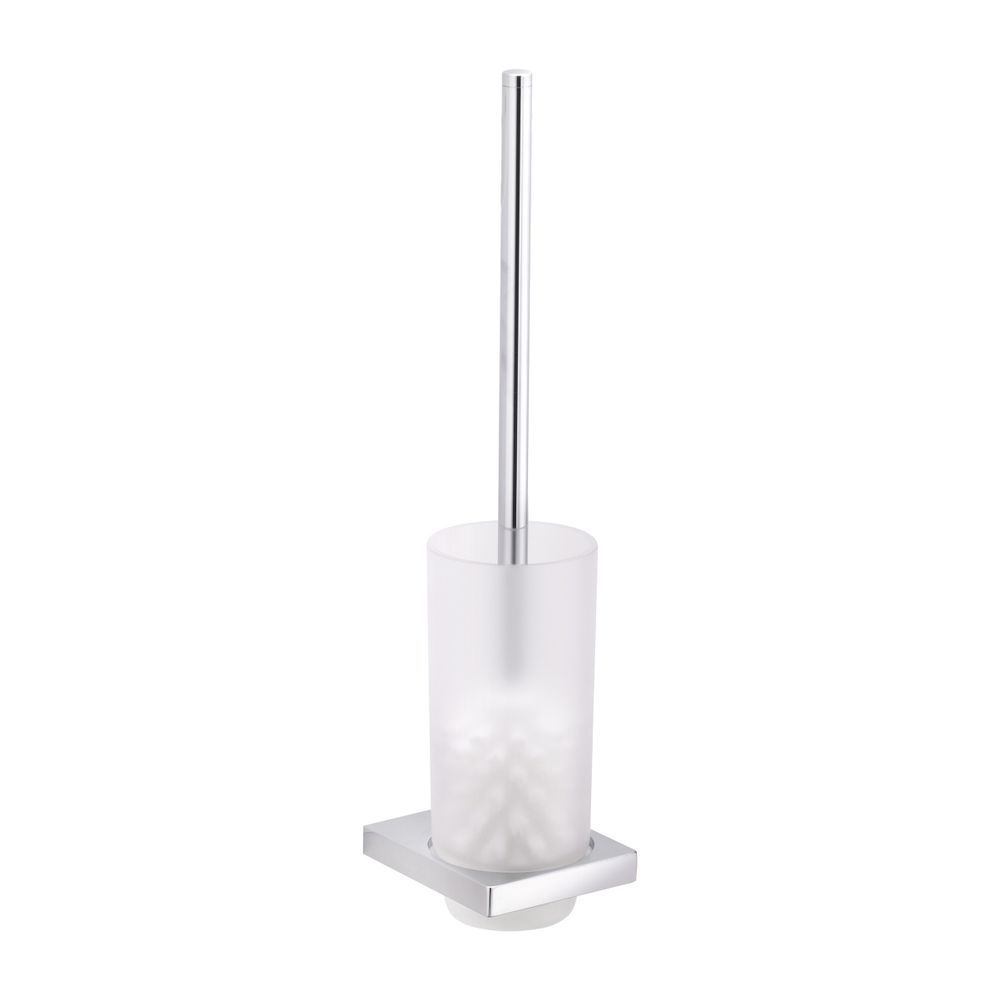 Garniture de brosse WC Keuco Edition 11 avec insert en cristal véritable, avec kit de fixation, chromée, 11164019000
