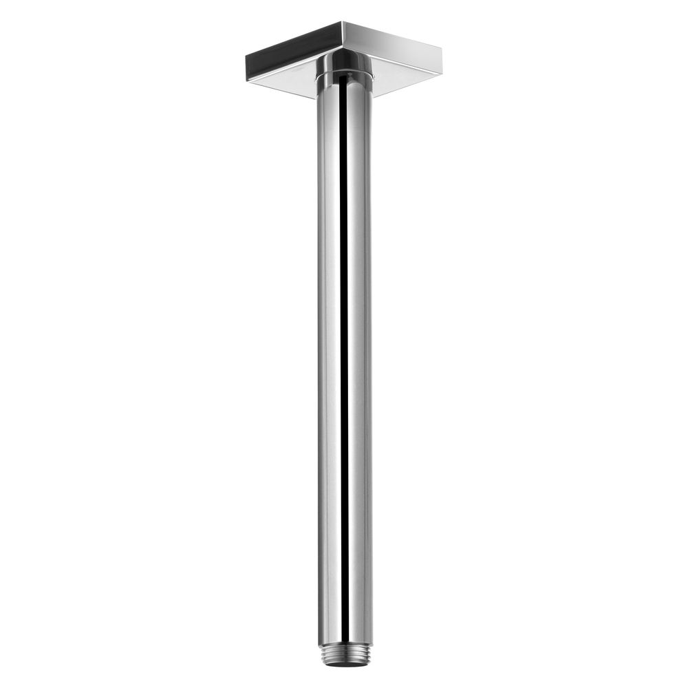 Bras de douche de plafond Keuco, rosace carrée, portée 300 mm, G 1/2", chromé, 53089010302