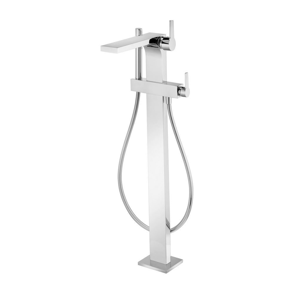 Mitigeur monocommande de baignoire sur pied Keuco Edition 11, chromé, 51127010100