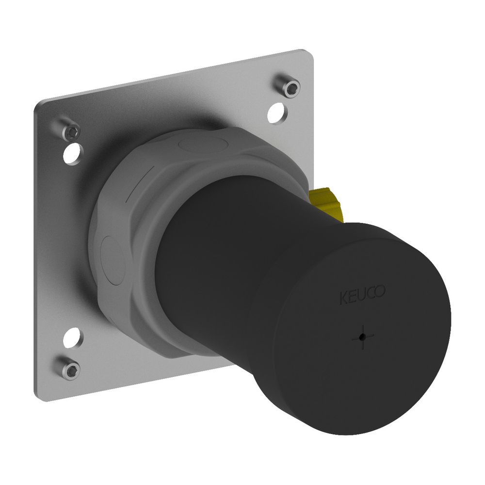 Corps de base Keuco Ixmo pour vanne d'arrêt encastrée 1 utilisateur avec raccord flexible, G 1/2", profondeur d'encastrement 80-110 mm