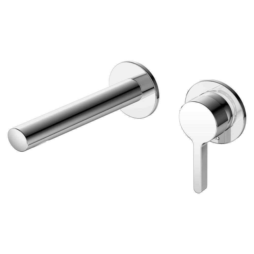 Mélangeur monocommande pour lavabo Keuco Edition 400, montage encastré 2 trous, fixation murale, portée 165 mm, chromé, 51516010201