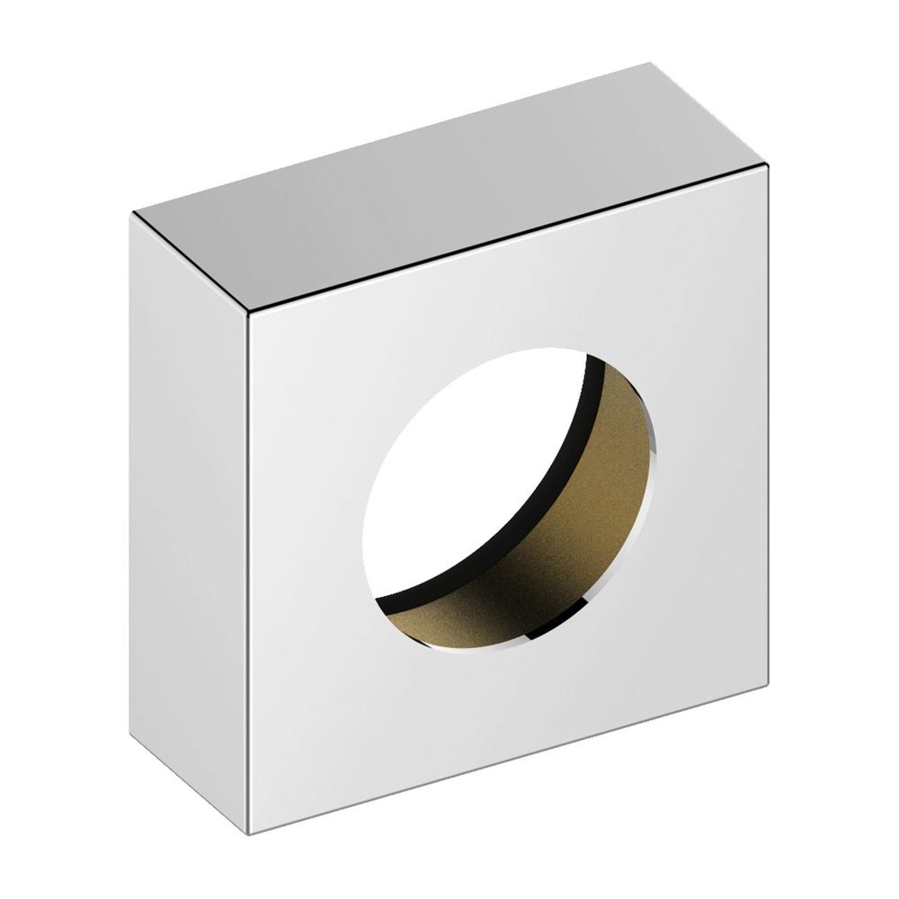 Rosace de rallonge carrée Keuco Ixmo pour mitigeur encastré monocommande, hauteur 25 mm, chromée, 59551010382