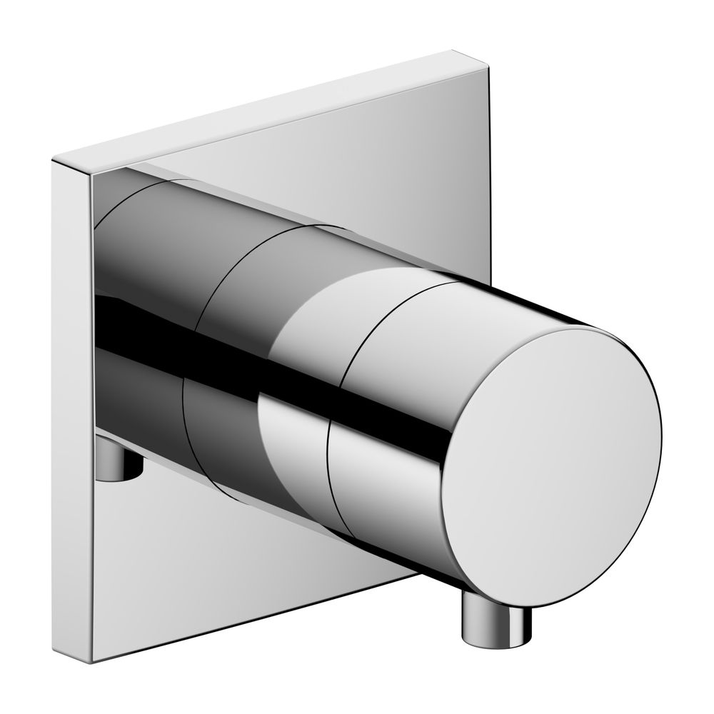 Keuco Ixmo Vanne d'arrêt et de commutation 3 voies encastrée, carrée, G 1/2", 22 l/min, chromée, 59549011002