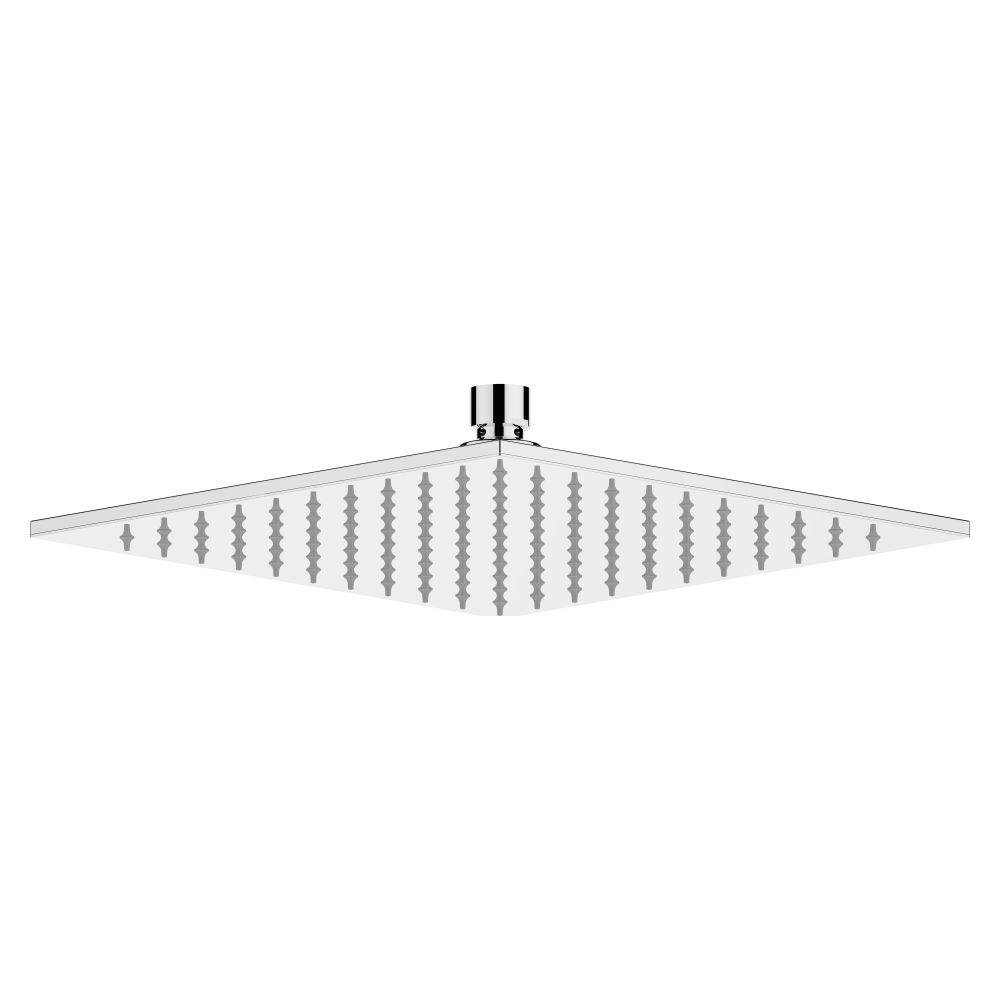 Keuco Pommeau de douche carré 300x300 mm, G 1/2", débit max. 15 l/min, métal, finition chromée, 59986010302