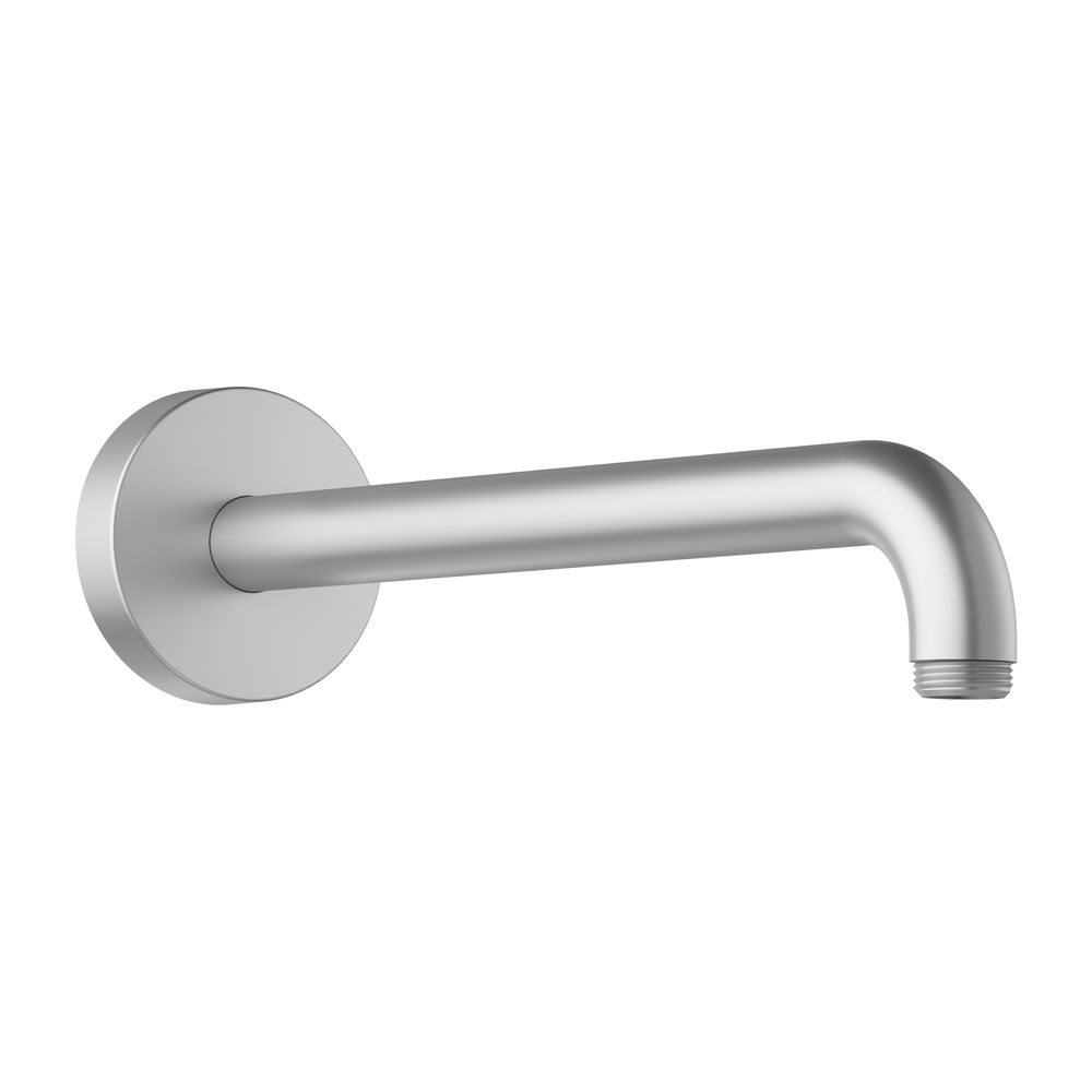 Bras de douche mural Keuco Elegance, rosace ronde, portée 300 mm, G 1/2", finition aluminium, 51688170300