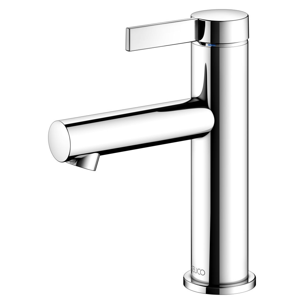 Keuco Ixmo Pure Mitigeur monocommande pour lavabo 100 sans vidage à tige de traction, rosace ronde, chromé, 59502011100