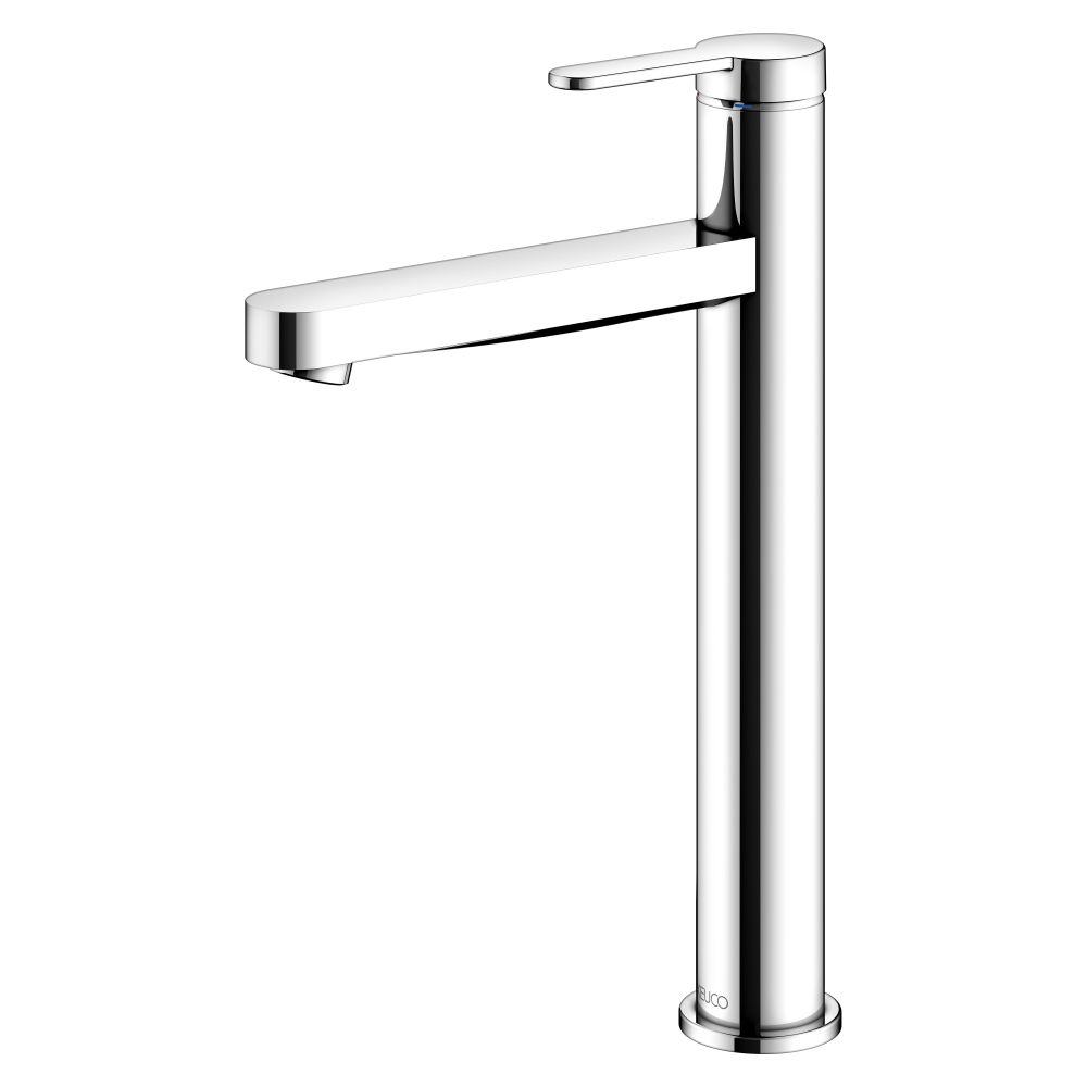 Mitigeur monocommande Keuco Ixmo Flat pour lavabo 210, portée 159 mm sans bonde à tige de traction, rosace ronde, chromé