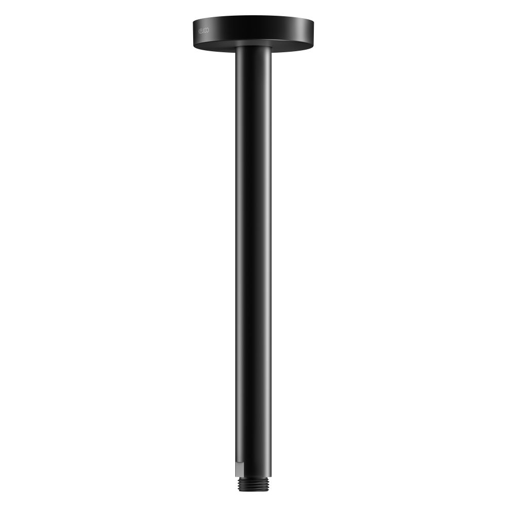 Keuco Bras de douche plafond, rosace ronde, saillie 300 mm, G 1/2", noir mat, 51689370300