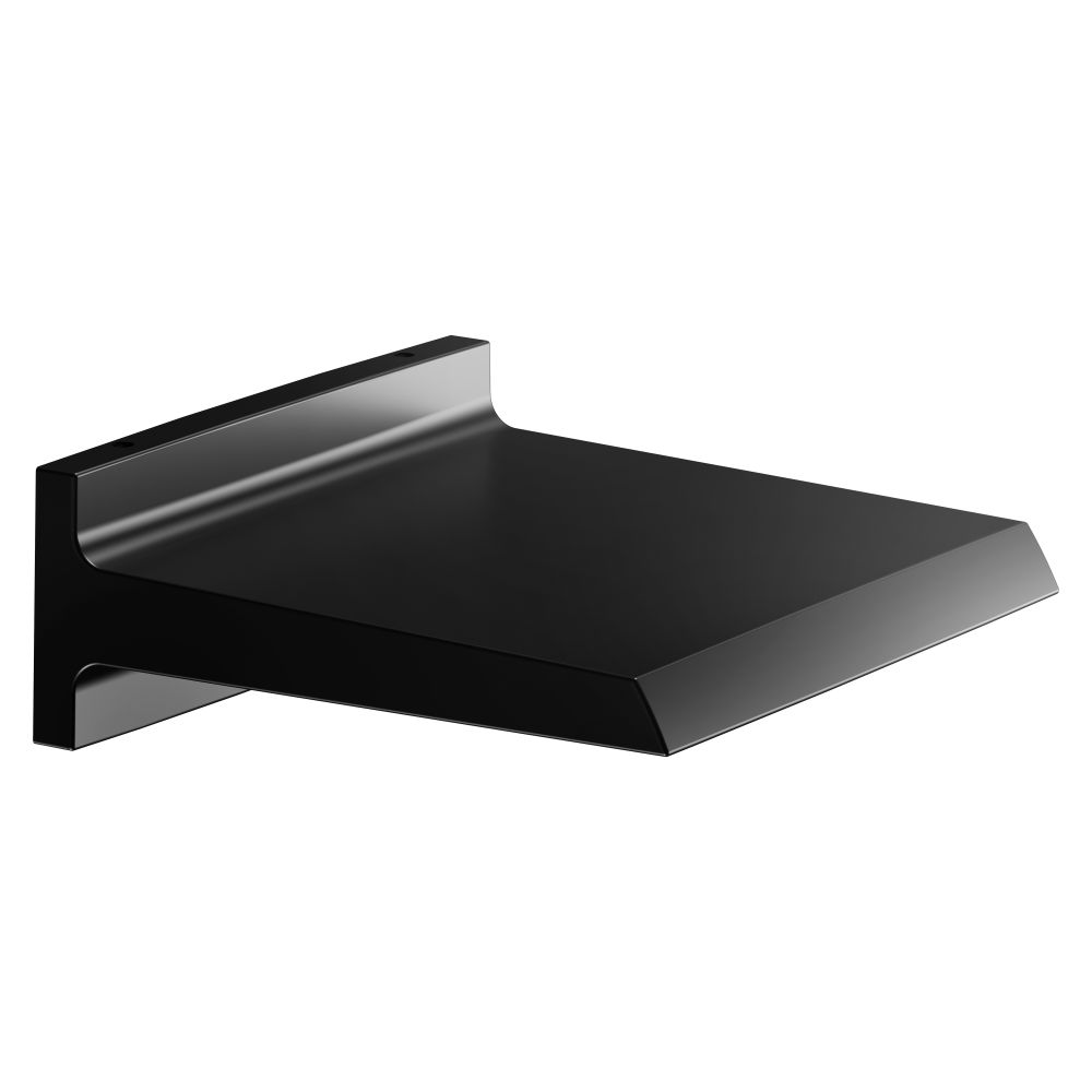 Keuco Douchette à effet cascade murale, débit max. 25 l/min, noir mat, 59982370000