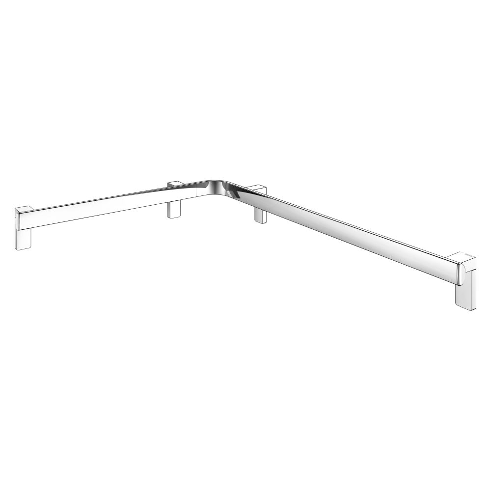 Keuco Axess Barre de douche et de baignoire droite, 600/800 mm, avec 3x kit de fixation 1, chromée, 35011016801